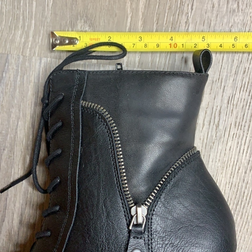 Brand New High Heel Black Boots Size 9.5 - Picture 9 of 12